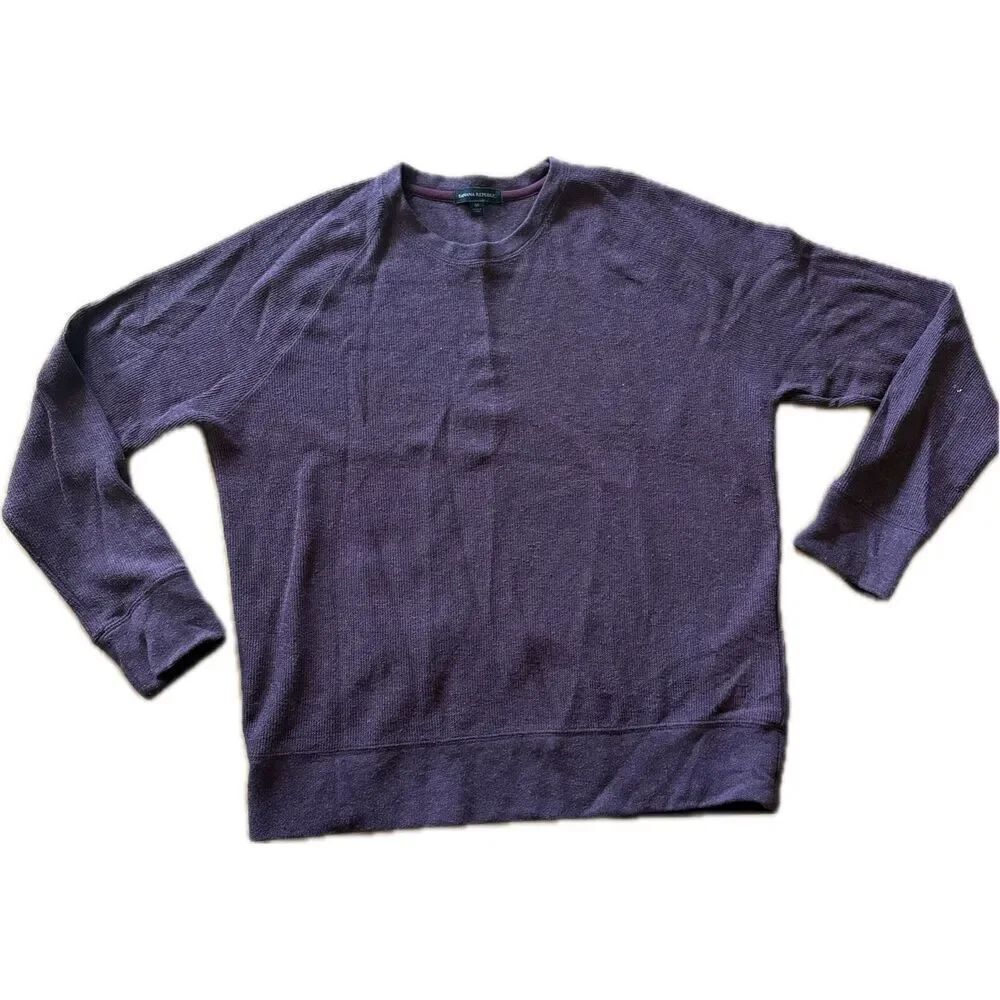 Banana Republic Maroon Plum Pullover Sweater Men’s Size M